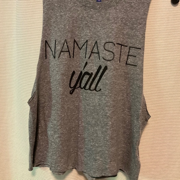 Namaste Yoga Tank Top - Picture 1 of 5